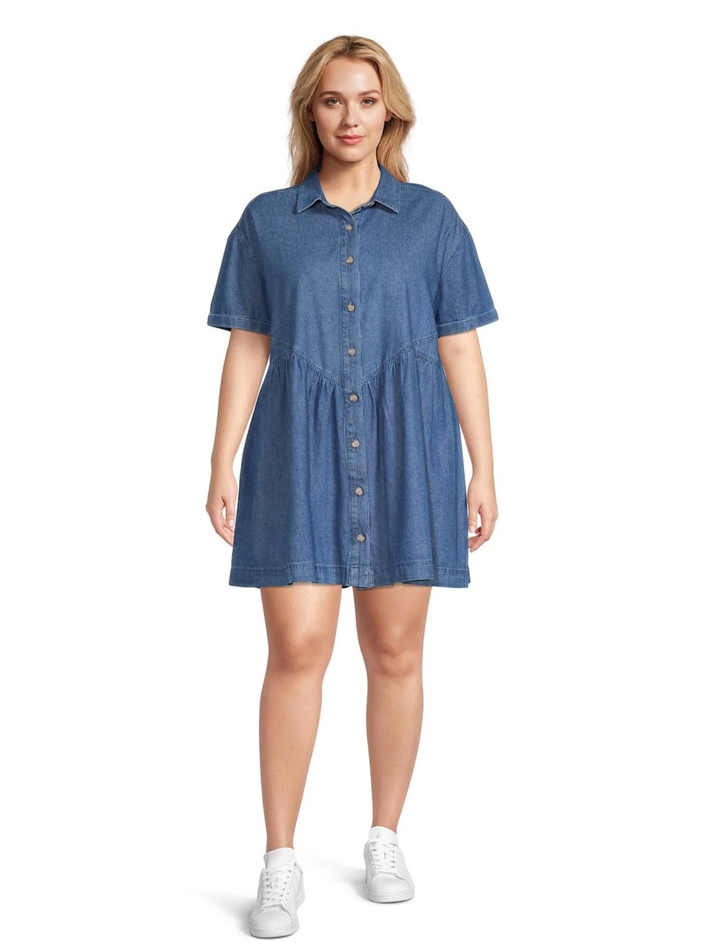 Terra & Sky Denim Mini Dress